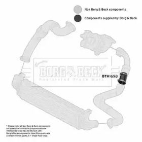 BORG & BECK bth1698 -  Трубка нагнетаемого воздуха